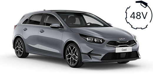 kia ceed freigestellt grau